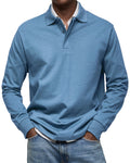 POLO À MANCHES LONGUES POUR HOMME