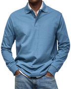 POLO À MANCHES LONGUES POUR HOMME
