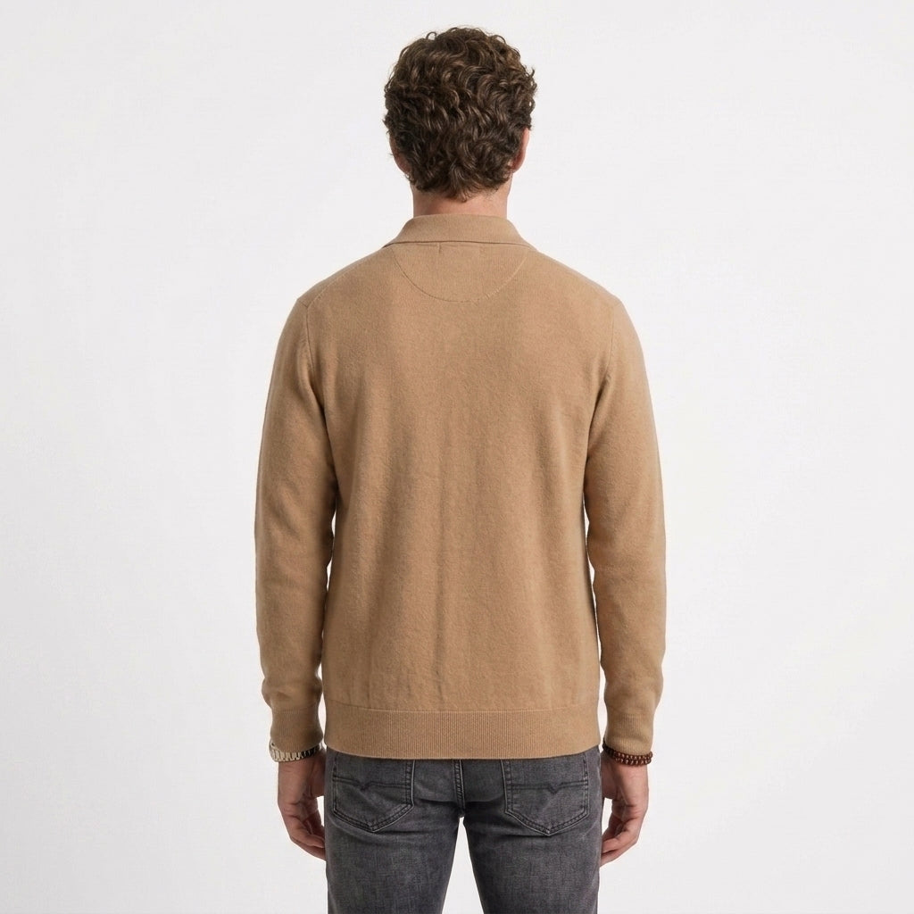 Veste En Cachemire À Col Montant Pour Hommes