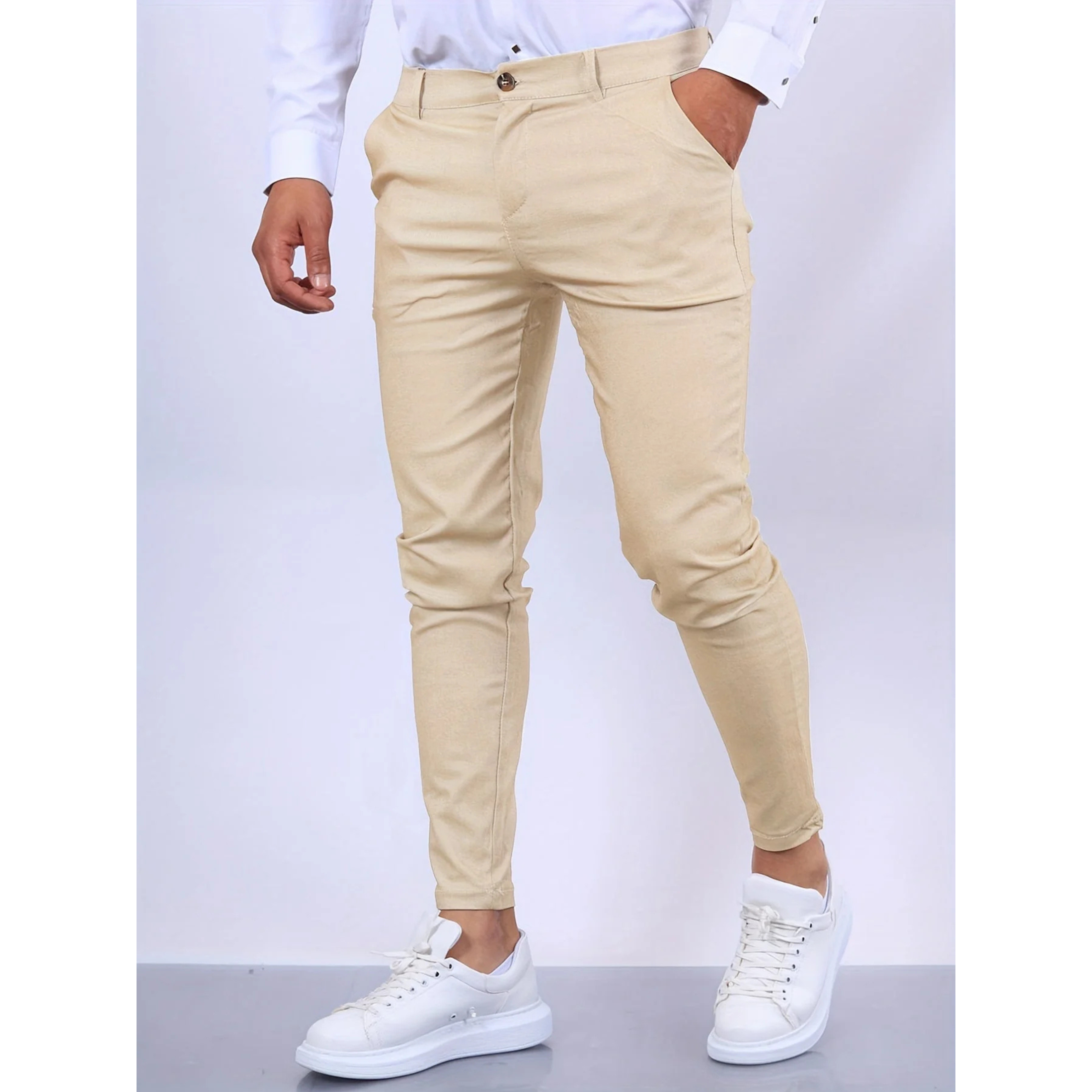 PANTALON SLIM BUSINESS POUR HOMME