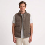Gilet Matelassé Rembourré En Velours Côtelé Pour Hommes