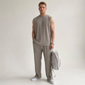 Ensemble Débardeur Et Pantalon Côtelé Pour Hommes