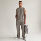 Ensemble Débardeur Et Pantalon Côtelé Pour Hommes