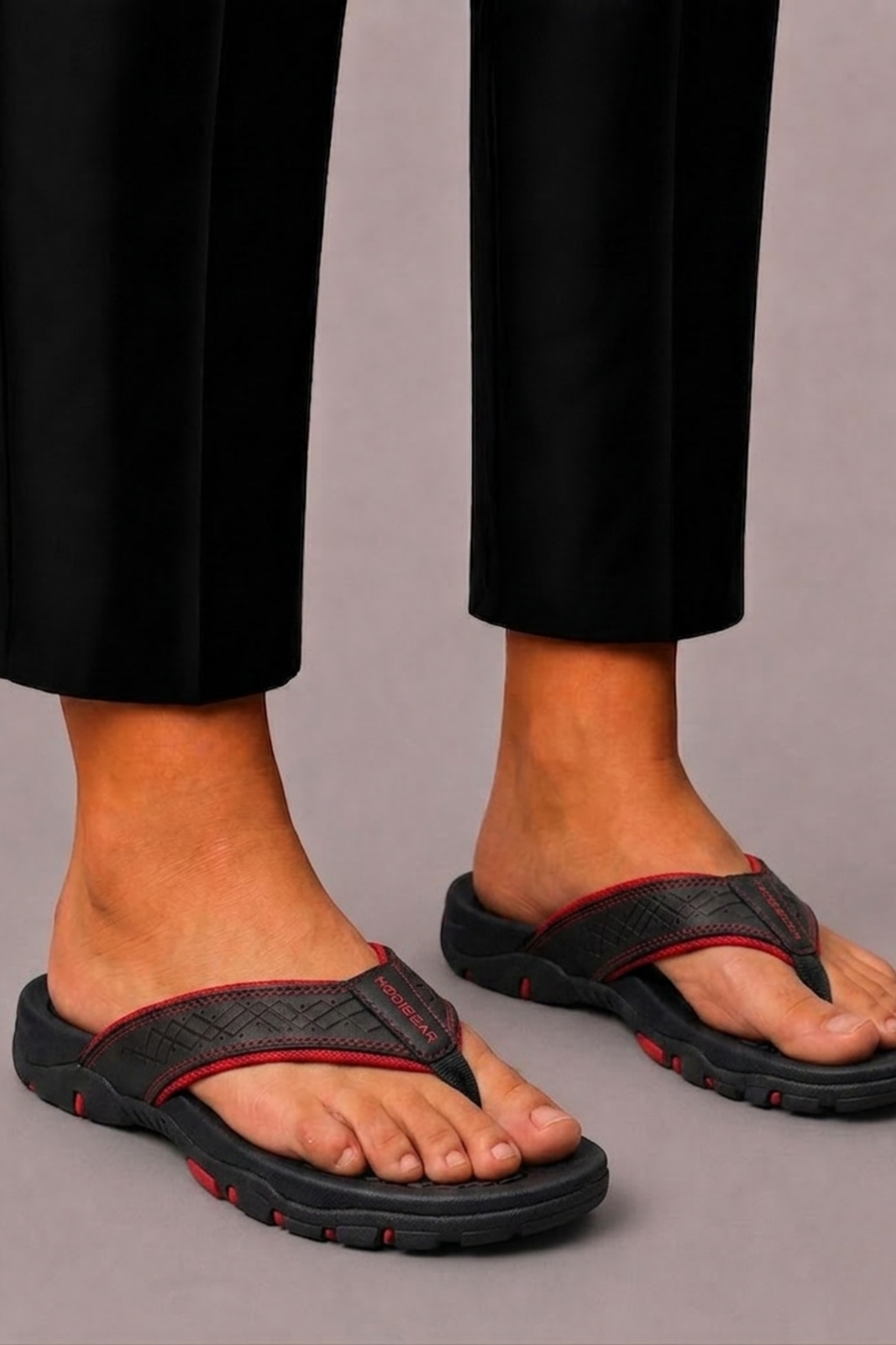 Claquettes À Entre-Doigt Avec Semelle Antidérapante Pour Hommes