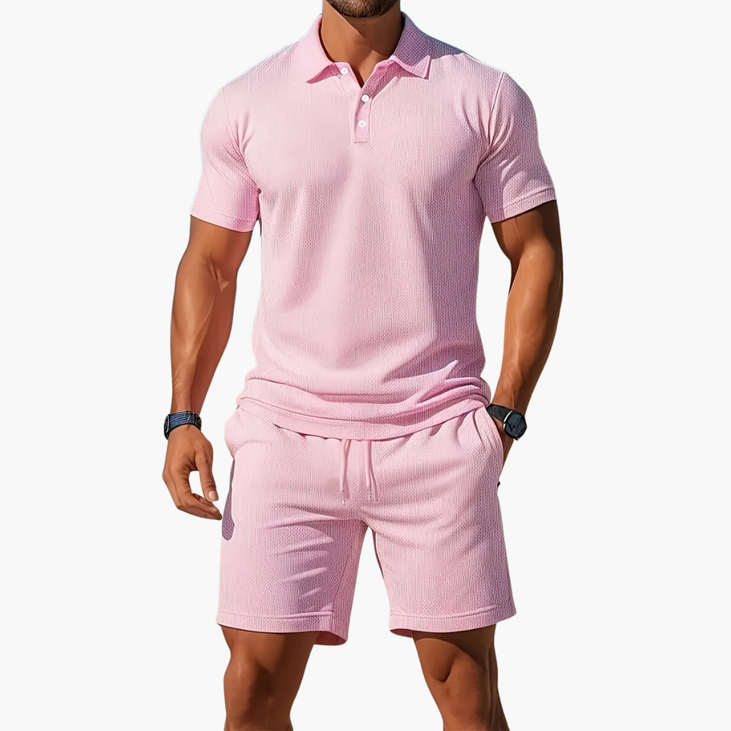 ENSEMBLE POLO & SHORT HOMMES