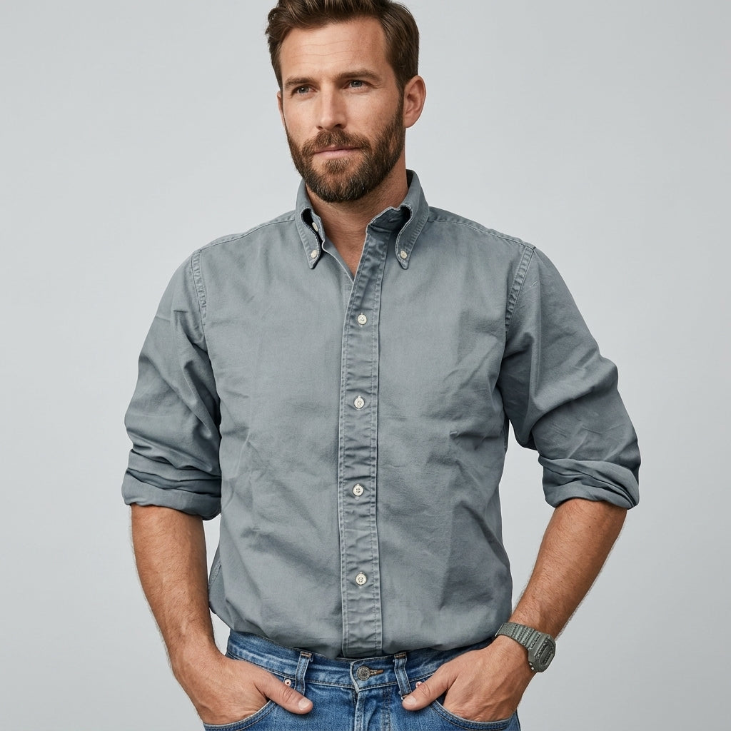 CHEMISE HOMME À MANCHES LONGUES