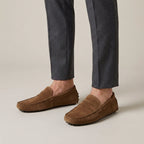 Mocassins Slip-On En Daim De Veau Pour Hommes