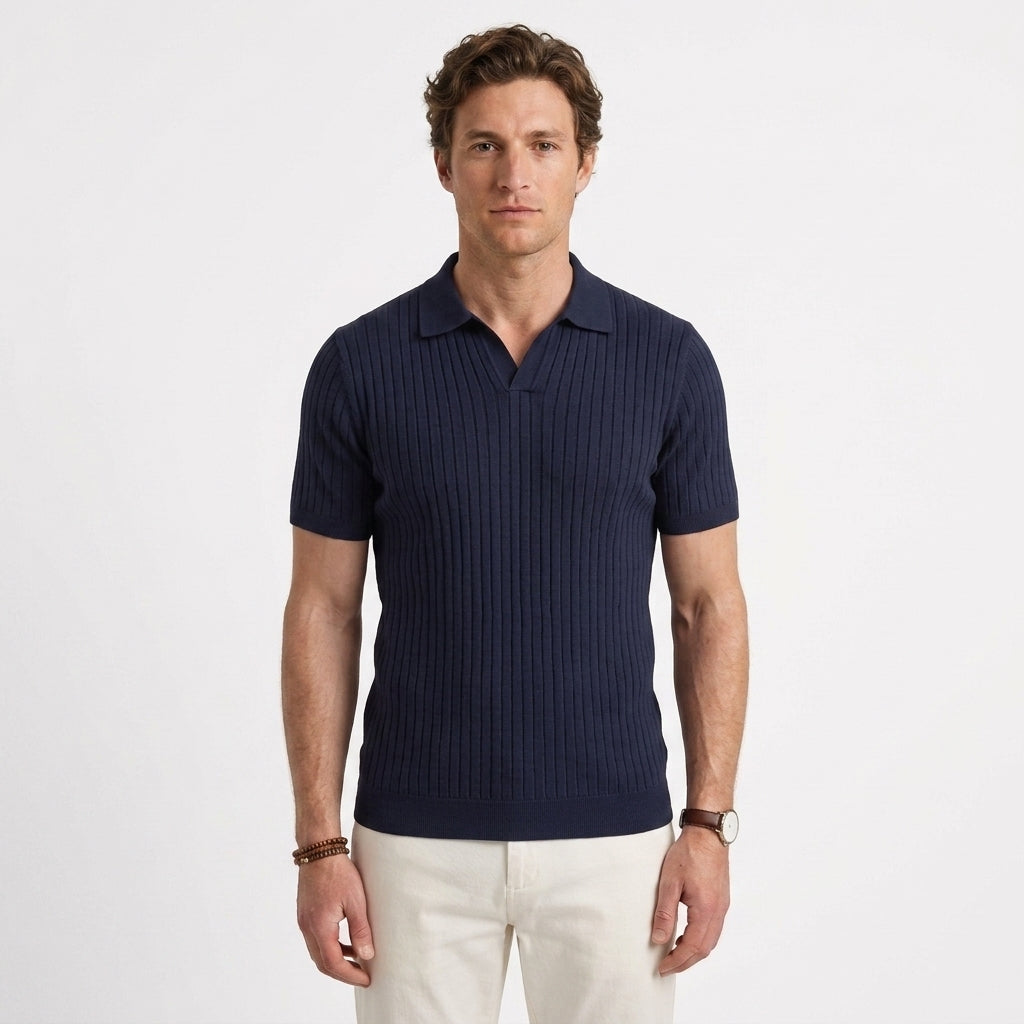 Polo Coupe Ajustée Pour Hommes