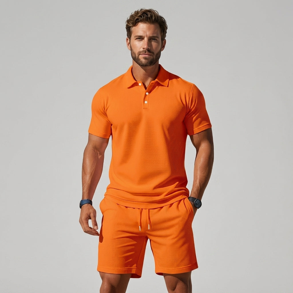 ENSEMBLE POLO & SHORT HOMMES