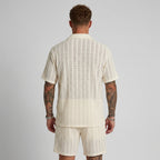 Ensemble Jacquard Avec Chemise Et Short Pour Hommes