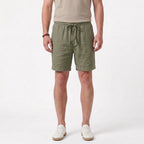 Short D'Été En Coton Et Lin Pour Hommes