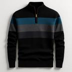 Pull À Col Zippé Avec Manches Longues Pour Hommes