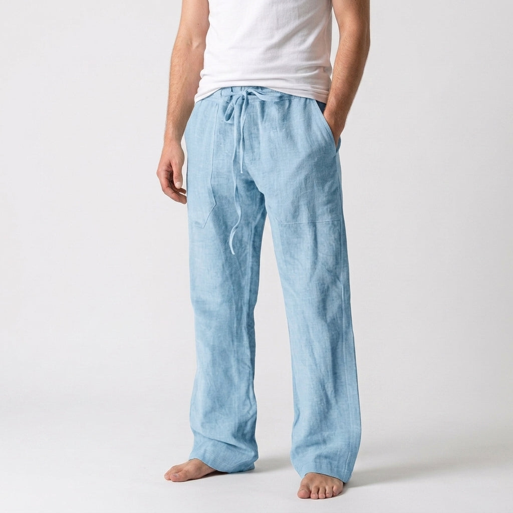 Pantalon D'Été À Cordon De Serrage Pour Hommes
