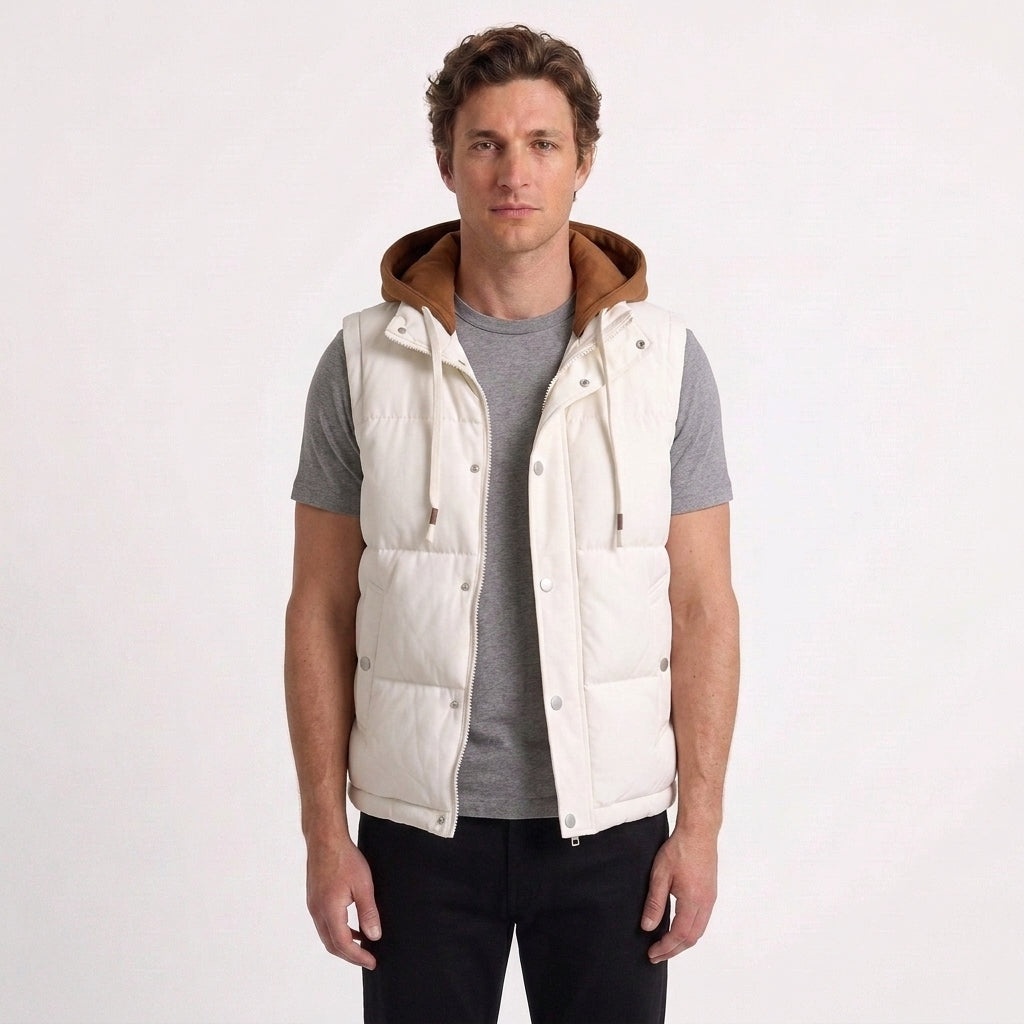 Gilet Matelassé Sans Manches Pour Hommes