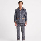Ensemble De Pyjama D'Hiver En Polaire Pour Hommes