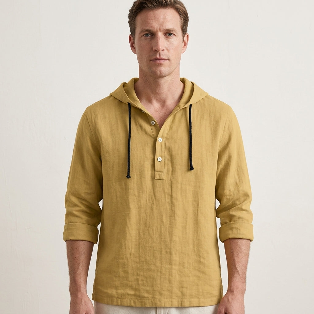 Chemise À Capuche Avec Manches Longues Pour Hommes