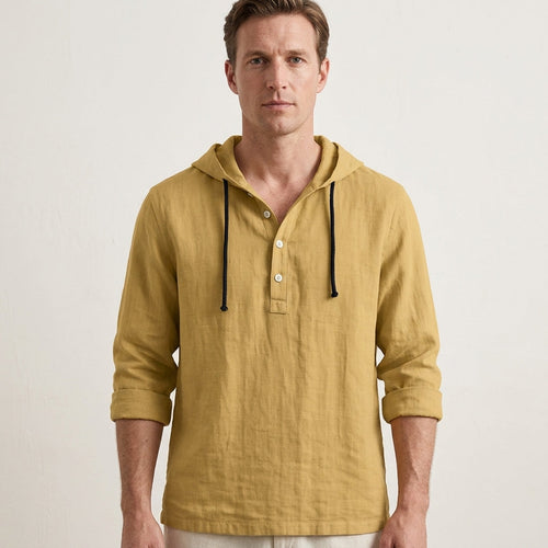 Chemise À Capuche Avec Manches Longues Pour Hommes