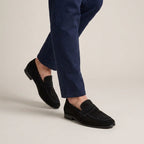 Mocassins Slip-On Premium En Daim De Veau Pour Hommes