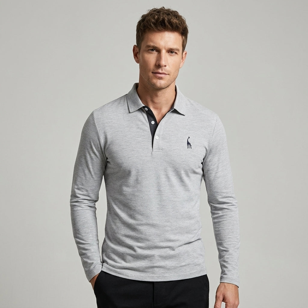 POLO À MANCHES LONGUES HOMMES