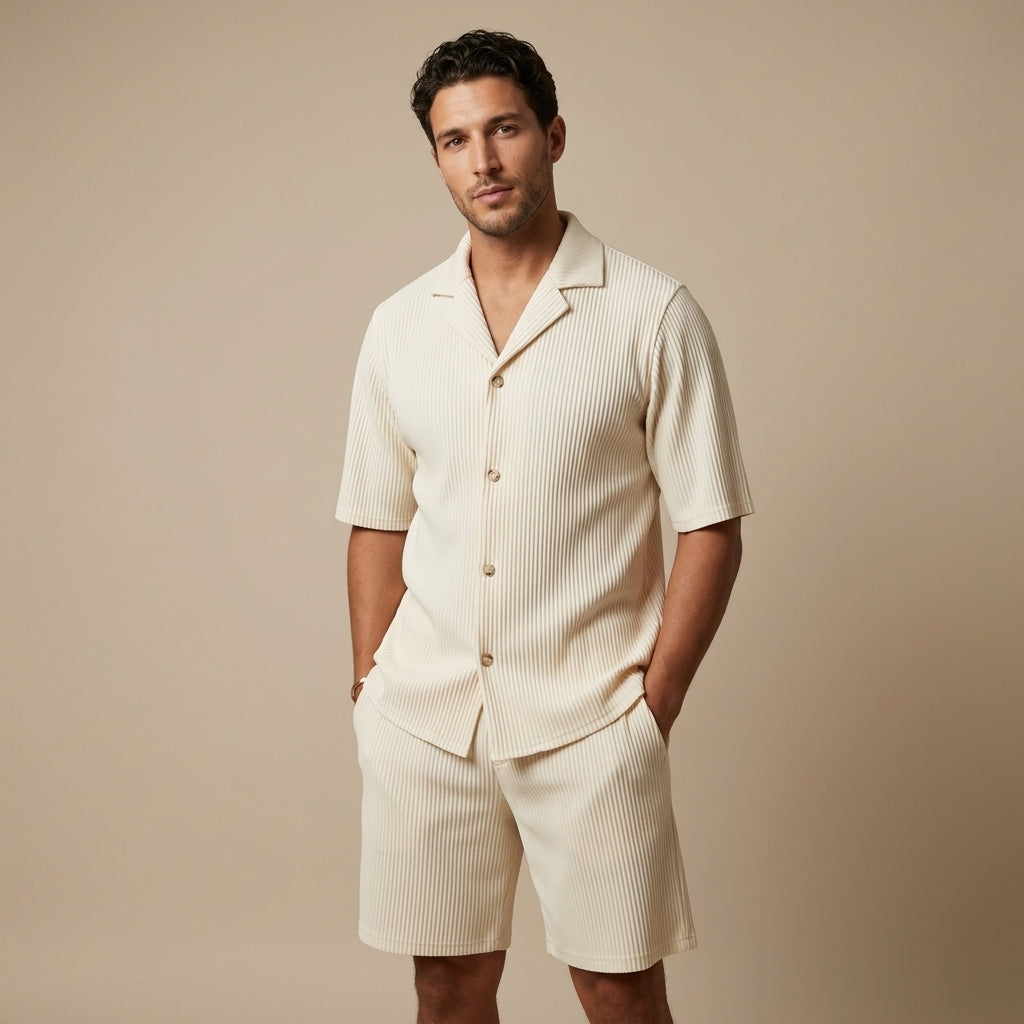 ENSEMBLE HOMME CHEMISE & SHORT
