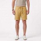Short D'Été En Coton Et Lin Pour Hommes