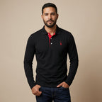 POLO À MANCHES LONGUES HOMMES