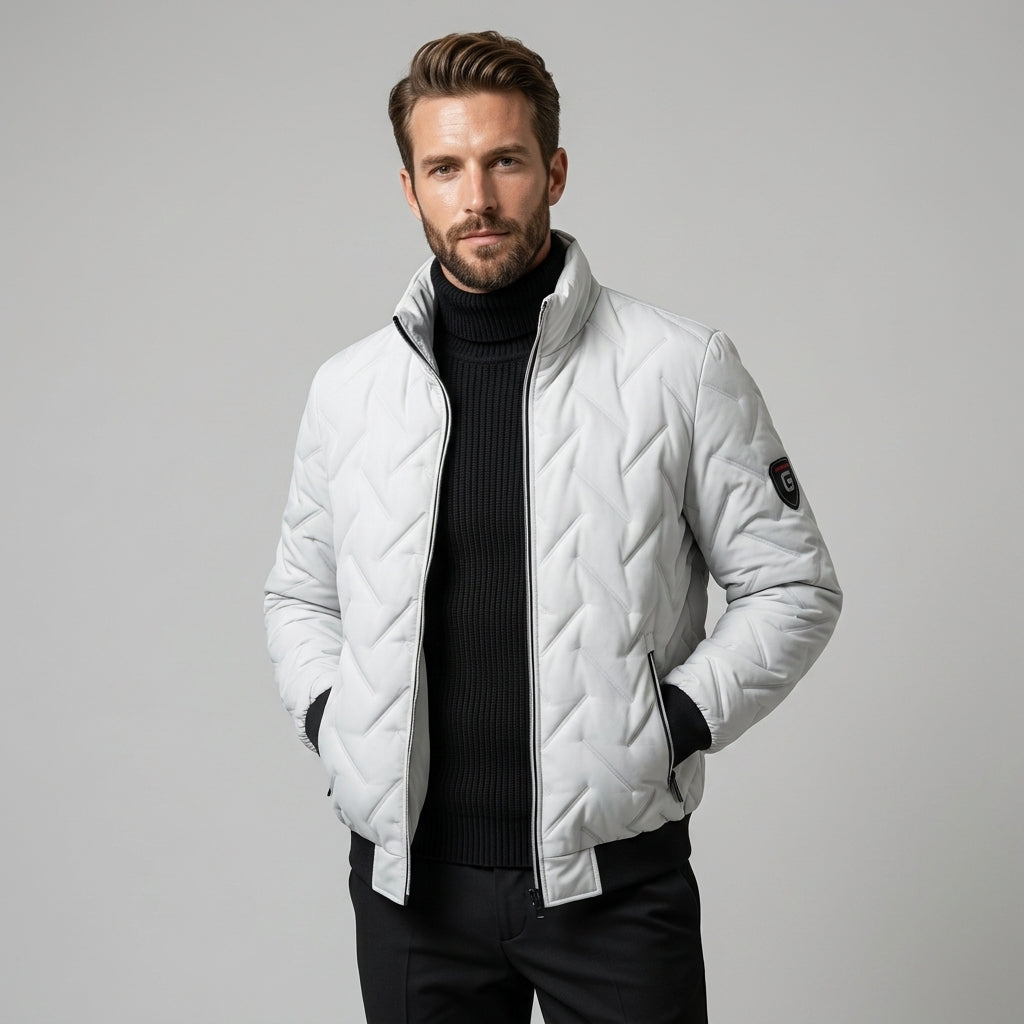BLOUSON BOMBER MATELASSÉ HOMMES