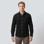 Chemise En Velours Côtelé Avec Poche Poitrine Pour Hommes