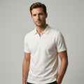 POLO HOMME QUART ZIP MAILLE LÉGÈRE