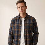 Chemise En Flanelle À Carreaux Pour Hommes