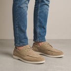 Chaussures À Lacets En Suédine Pour Hommes