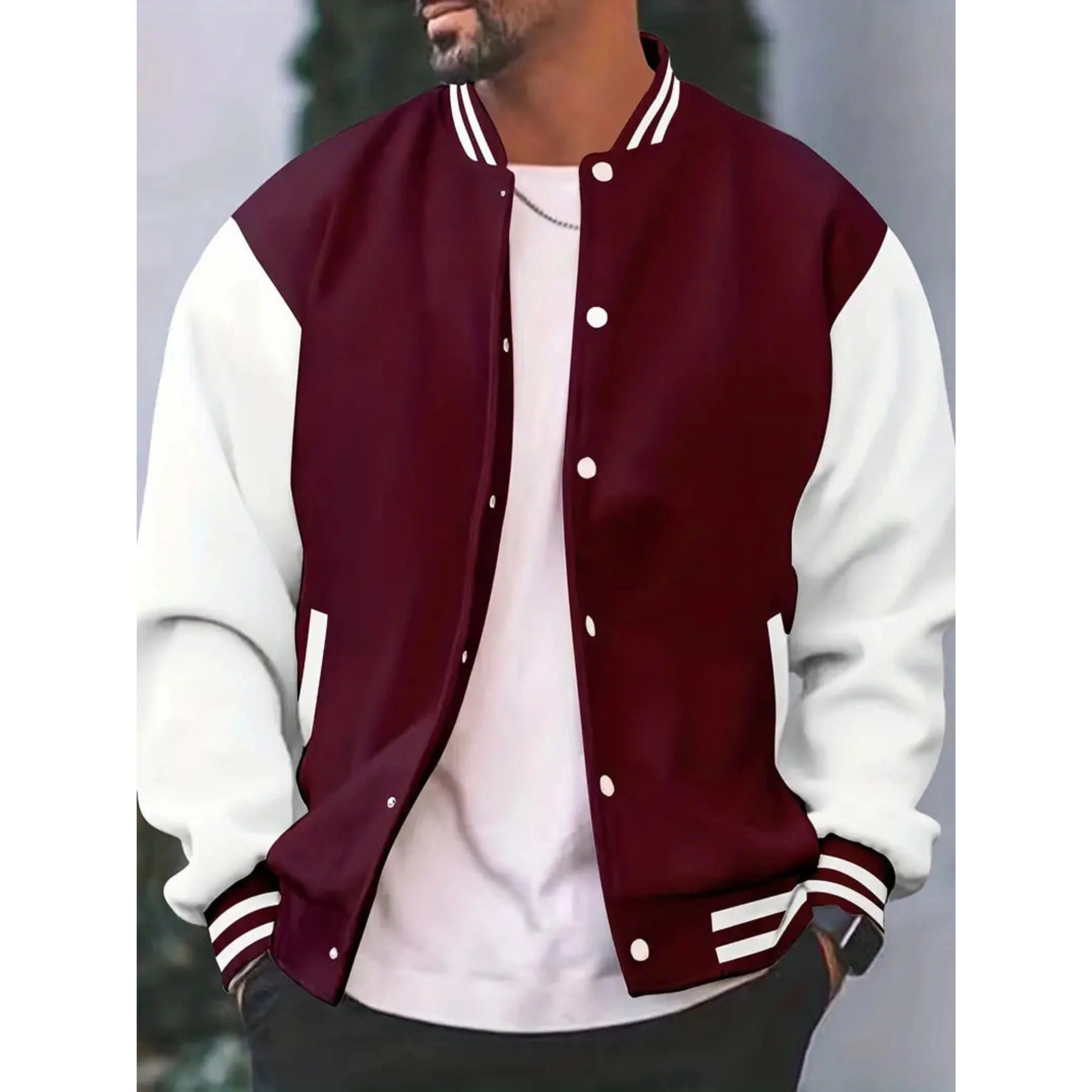VESTE BOMBER VARSITY POUR HOMME