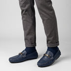 Mocassins Slip-On Texturés Pour Hommes