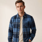 Chemise En Flanelle À Carreaux Pour Hommes