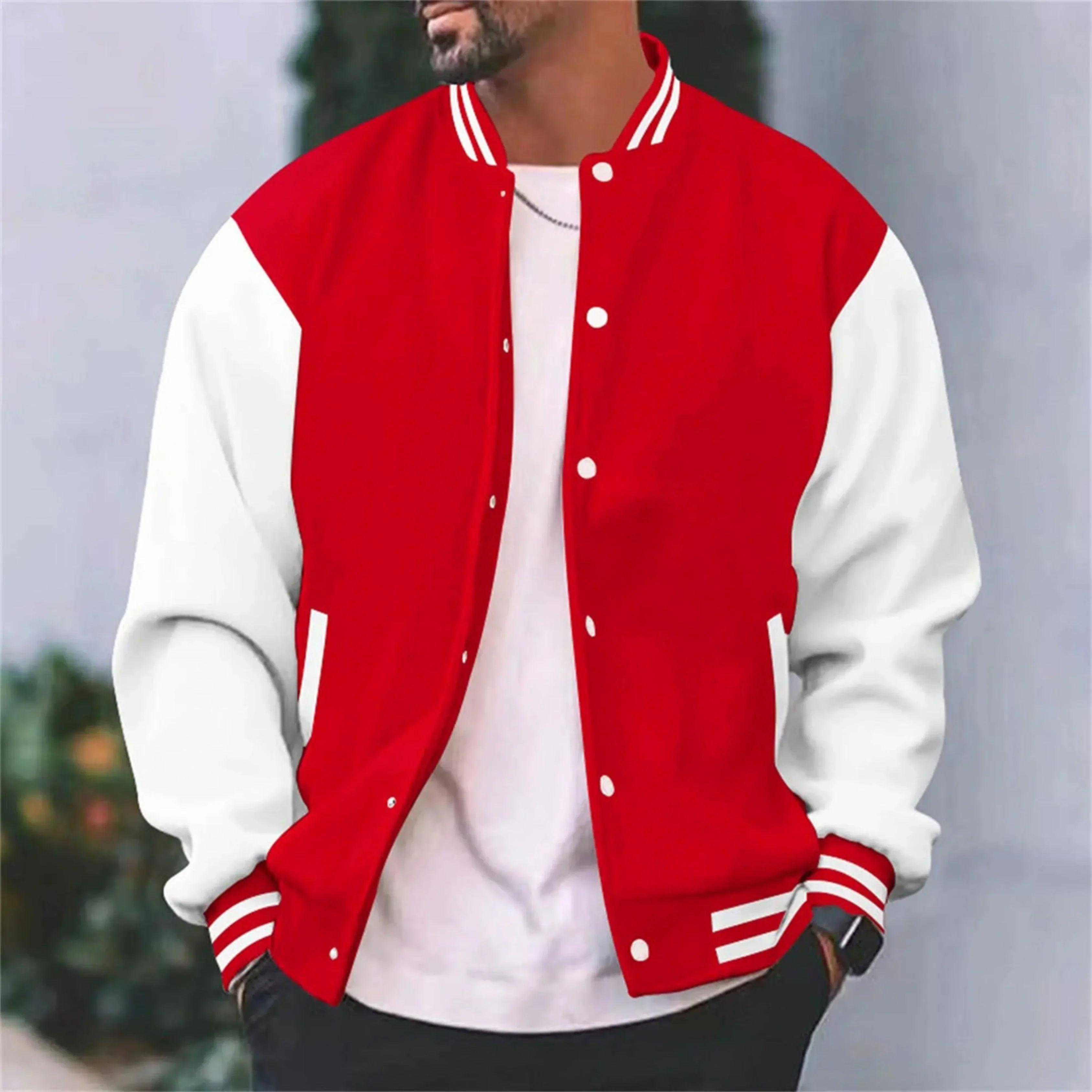 VESTE BOMBER VARSITY POUR HOMME