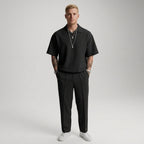 Ensemble Chemise Et Pantalon Décontracté Chic Pour Hommes