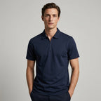 POLO HOMME QUART ZIP MAILLE LÉGÈRE