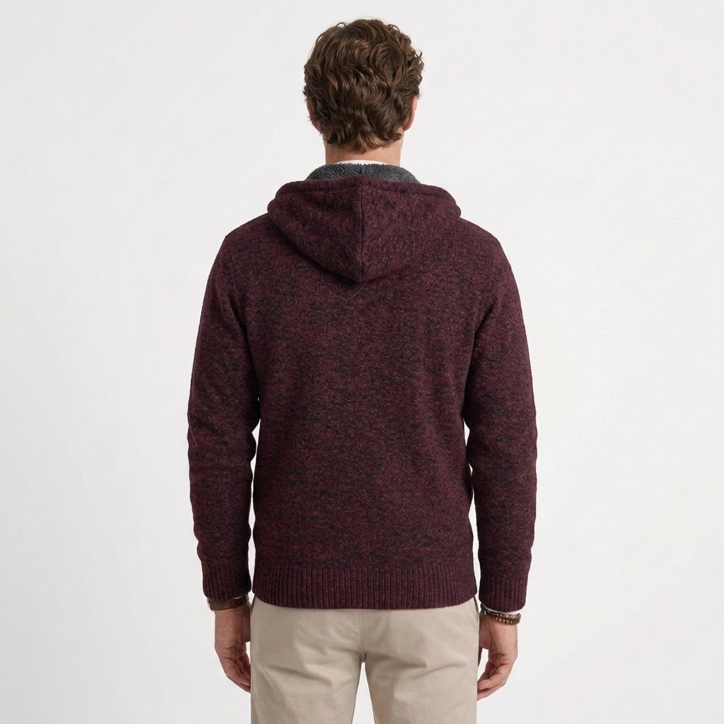 Gilet En Maille Zippé Pour Hommes