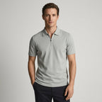 POLO HOMME QUART ZIP MAILLE LÉGÈRE