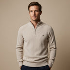 PULL HOMMES À DEMI-ZIP