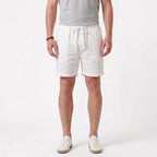 Short D'Été En Coton Et Lin Pour Hommes
