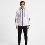 Ensemble De Survêtement Zippé En Mélange De Coton Pour Hommes