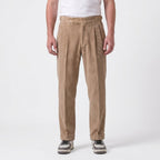 Pantalon En Velours Côtelé Plissé Pour Hommes