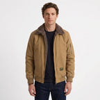 Veste Aviateur Doublée En Sherpa Pour Hommes