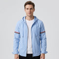 Veste À Capuche Zippée Avec Coupe Ajustée Pour Hommes