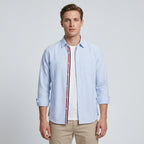 Chemise Ajustée Avec Poignets Boutonnés Pour Hommes