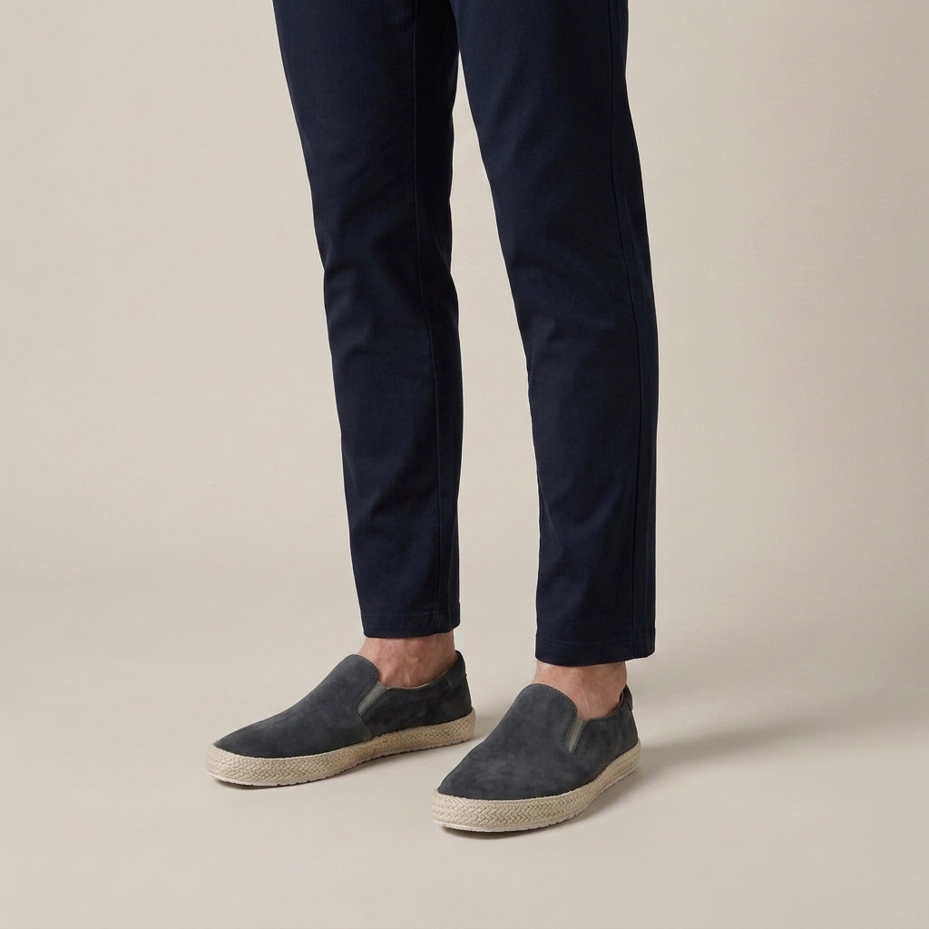 Mocassins De Conduite Slip-On En Daim Premium Pour Hommes