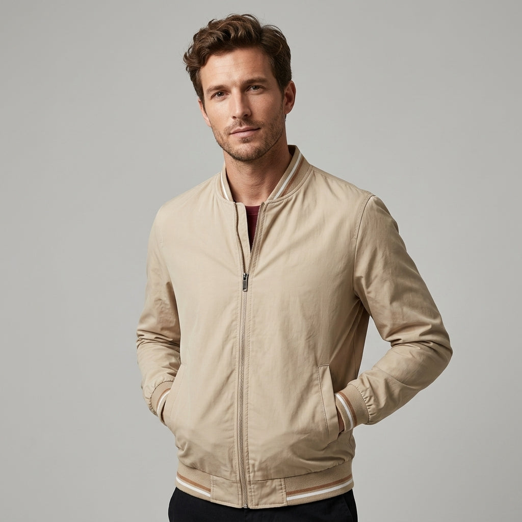 BOMBER HOMME À RITZ FRONTAL