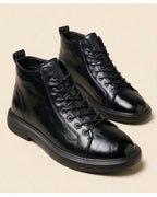 Chaussures À Lacets En Cuir Pour Hommes