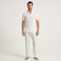 Ensemble Chemise Et Short Texturé Pour Hommes